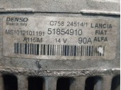 Replacement alternator for Opel Combo van/minivan (X12) 1.3 CDTi (B05) OEM IAM reference 51854910 1202269 MS1012101191
