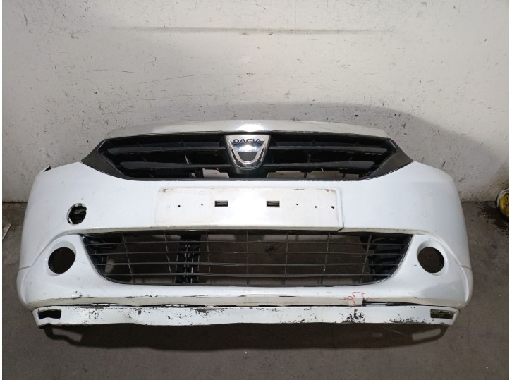 Replacement front bumper for Dacia Lodgy (JS_) 1.2 TCE (JSAY, JSM0) OEM IAM reference H5FC4 620222302R