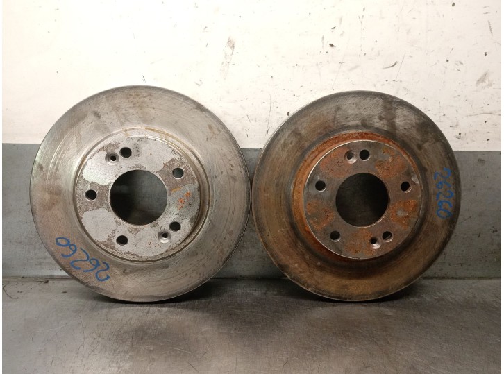 Recambio de disco freno delantero para hyundai tucson (jm) 2.0 crdi referencia OEM IAM 517122C000 517122C000 