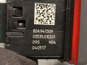Replacement hazard warning switch for Audi Q5 (fyb, fyg) 2.0 TDI Quattro OEM IAM reference 80A941509 80A941509