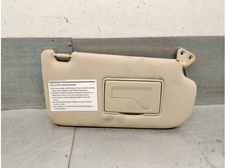 Replacement right sun visor for hyundai tucson (jm) 2.0 crdi OEM IAM reference 852022E130J9 852022E130J9