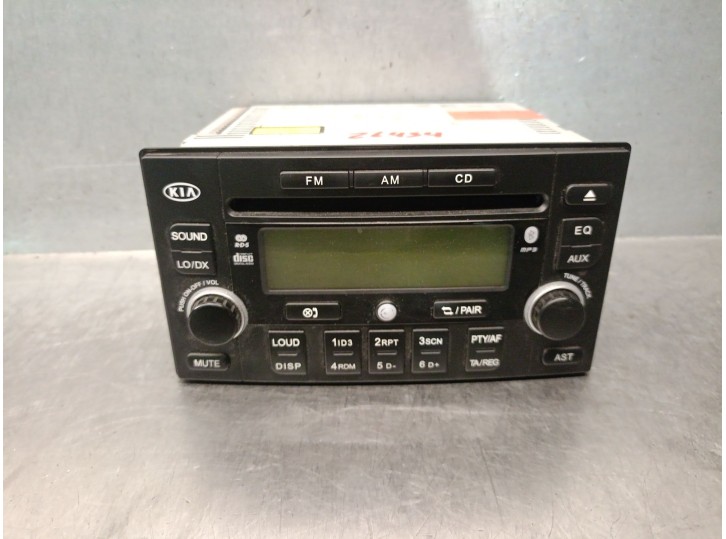 Replacement audio system / CD radio for Kia Sportage II (JE_, KM_) 2.0 CRDi OEM IAM reference XCD230RDS