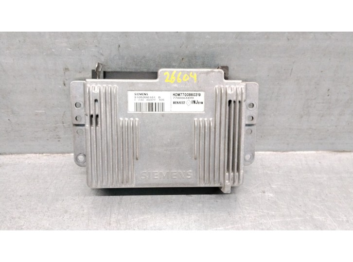 Replacement engine control unit (ECU) for Renault Megane I (BA0/1_) 1.6 e (BA0F, BA0S), OEM/IAM references 7700863499 S105300101