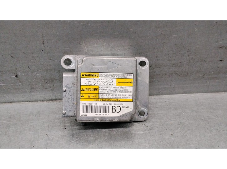 Replacement airbag control module for Chevrolet Matiz (M200, M250) 1.0, OEM IAM reference 96801134