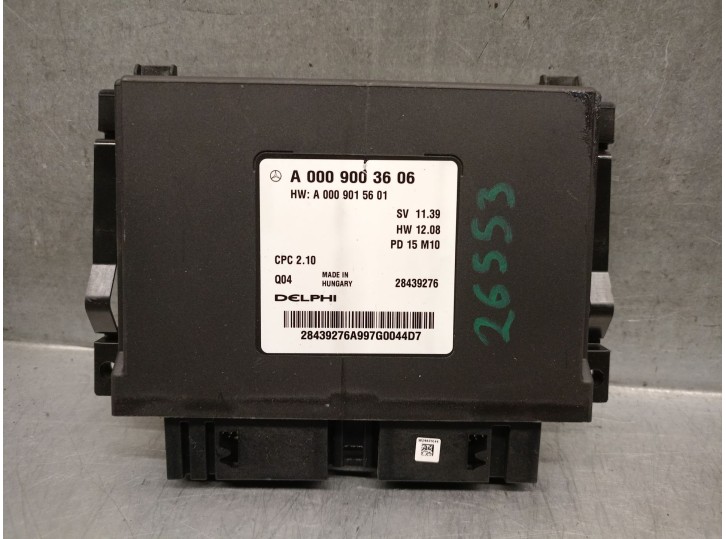 Replacement electronic module for Mercedes-Benz GLA-Class (X156) GLA 200 CDI / d (156.908), OEM/IAM references A0009003606 A000