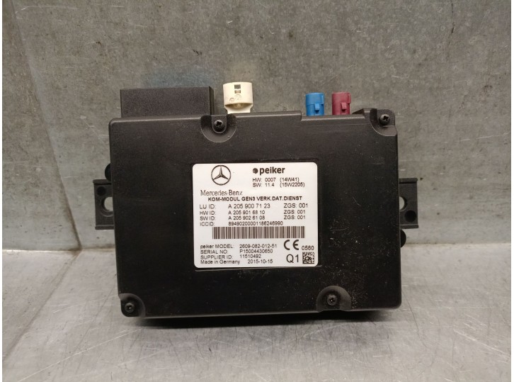 Replacement electronic module for Mercedes-Benz GLA-Class (X156) GLA 200 CDI / d (156.908), OEM IAM reference A2059007123 A205
