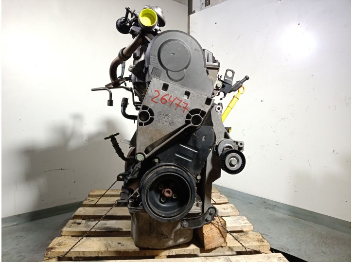 Replacement complete engine for SEAT Ibiza III (6L1) 1.9 TDI, OEM/IAM references ATD 038100040F 639678