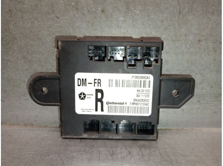 Central locking control module for Lancia Voyager minivan (404_) 2.8 CRD (RT, 53). OEM IAM: 05026862AE 05026862AE 284