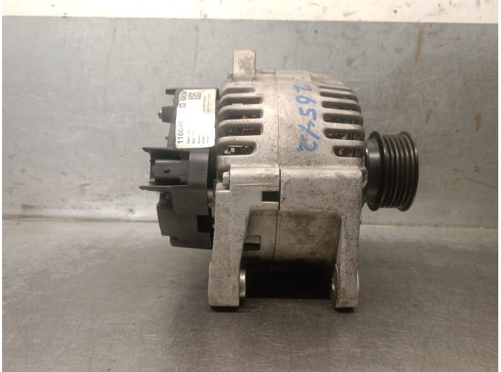 Alternator replacement for Renault Mégane II sedan (LM0/1_) 1.6, OEM IAM reference 116048 7701478093