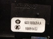 Replacement left rear power window switch for Lancia Voyager minivan (404_) 2.8 CRD (RT, 53), OEM/IAM reference 68110869