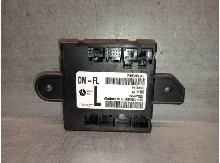 Replacement central locking control module for Lancia Voyager minivan (404_) 2.8 CRD (RT, 53), OEM/IAM references 05026863AE 050