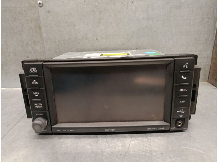 Replacement multifunction display for Lancia Voyager minivan (404_) 2.8 CRD (RT, 53), OEM/IAM references P05091210AD K05091210