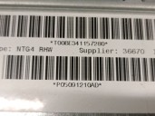 Replacement multifunction display for Lancia Voyager minivan (404_) 2.8 CRD (RT, 53), OEM/IAM references P05091210AD K05091210