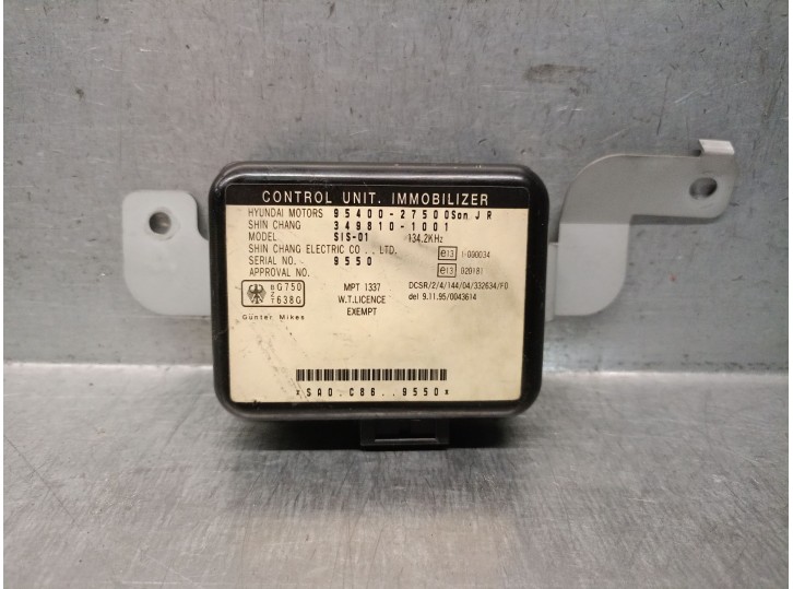 Immobilizer control module for Hyundai Coupe I (RD) 1.6 16V, OEM IAM reference 9540027500