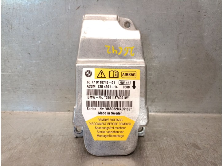 Recambio de centralita airbag para bmw 5 (e60) 520 d referencia OEM IAM 65779118749 