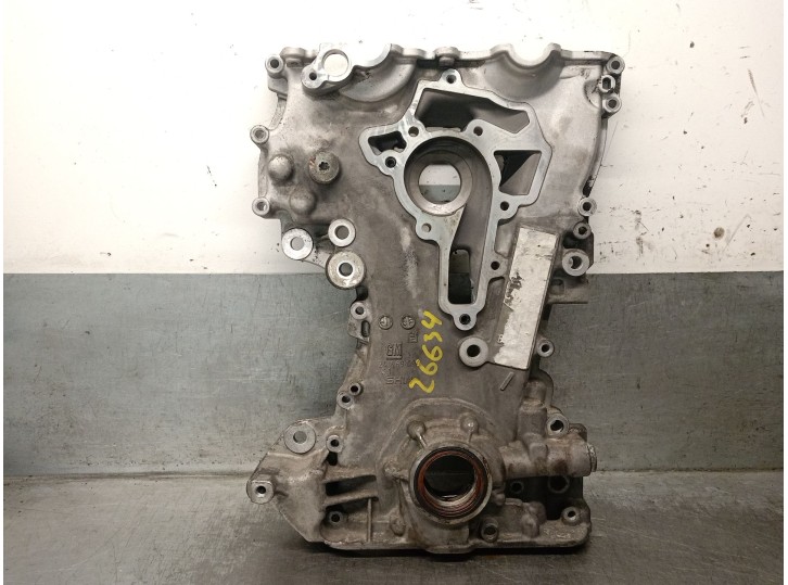 Replacement timing cover for Opel Agila A (H00) 1.0 (F68), OEM/IAM reference 24469096 5638106
