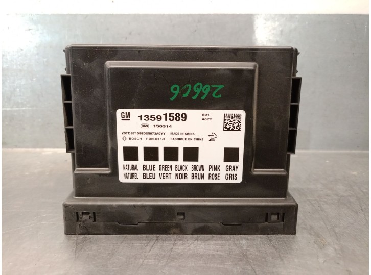 Replacement check control module for Opel Corsa E (X15) 1.3 CDTI (08, 68). OEM/IAM references: 13591589 F00HJ01170