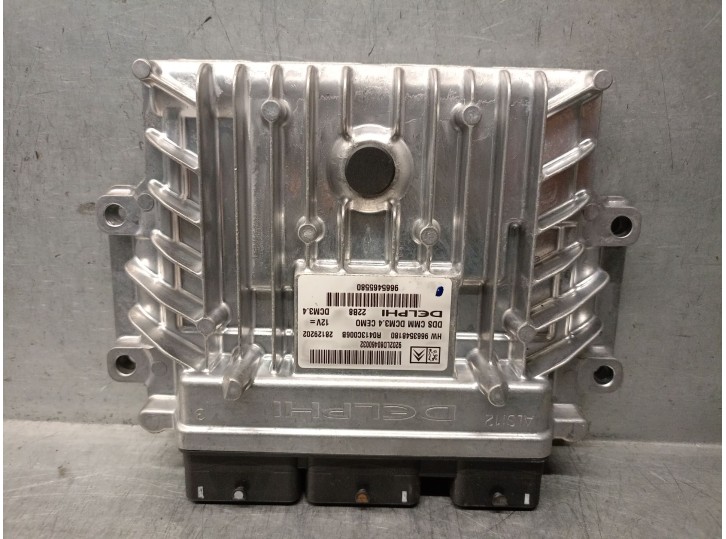 Replacement engine control unit ECU for Peugeot 407 (6D_) 2.0 (6DRFNB, 6DRFNE), OEM IAM references 9665465580 28129202