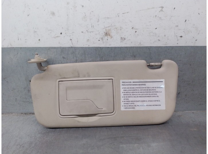 Recambio de parasol izquierdo para hyundai getz (tb) 1.1 referencia OEM IAM 852101C610DU 852101C610DU 