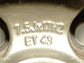 Recambio de llanta para audi a4 b6 avant (8e5) 2.5 tdi referencia OEM IAM 8E0601025AC R177.5JX17H2ET43 