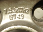 Recambio de llanta para audi a4 b6 avant (8e5) 2.5 tdi referencia OEM IAM 8E0601025AC R177.5JX17H2ET43 