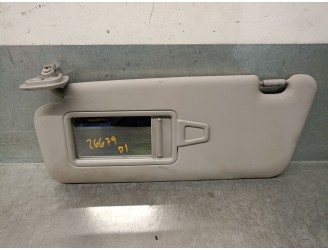 Replacement left sun visor for Hyundai i30 (FD) 1.4, OEM/IAM reference 852012R000TX 852012R000TX