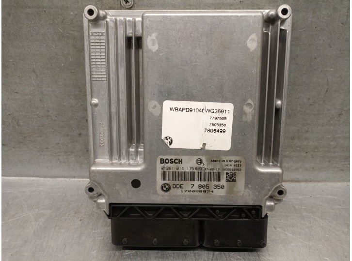 Replacement engine control unit (ECU) for BMW X3 (E83) 3.0 D. OEM IAM references: DDE7805350 DDE7805350 0281014175