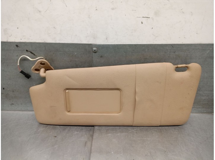 Replacement left sun visor for BMW X3 (E83) 3.0 d, OEM/IAM references 51163416067 51163416067