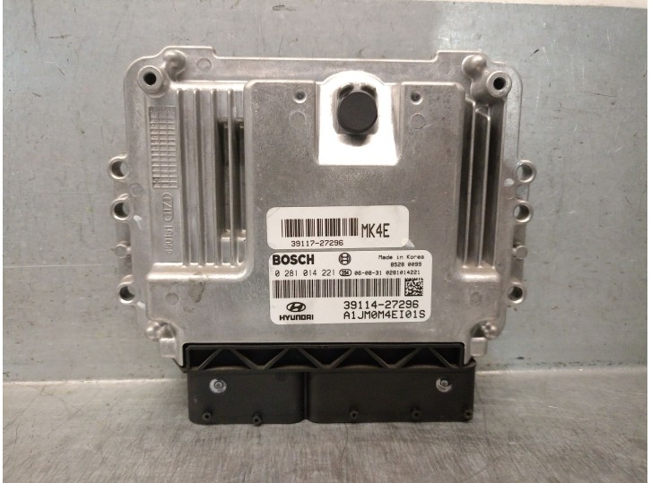 Replacement engine control unit (ECU) for a Hyundai Tucson (JM) 2.0 CRDi. OEM/IAM references: 3911427296 0281014221