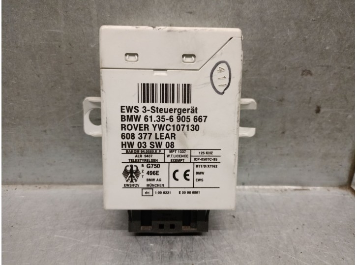 Recambio de centralita inmovilizador para bmw x5 (e53) 3.0 d referencia OEM IAM 61356905667 61356905667 