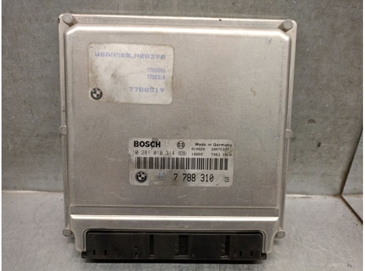 Replacement engine control unit (ECU) for BMW X5 (E53) 3.0 d, OEM/IAM reference 7788310 7788310 0281010314