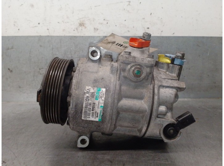 Replacement air conditioning compressor for SEAT Leon (1P1) 2.0 TDI 16V, OEM/IAM reference 1K0820803S 1K0820808F