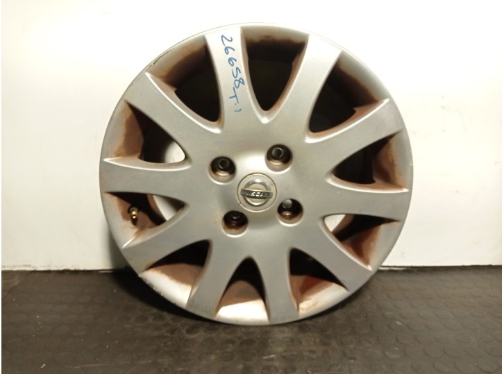 Replacement wheel rim for Nissan Almera II hatchback (N16) 1.8, OEM/IAM reference BN700 R16X6JJ/45
