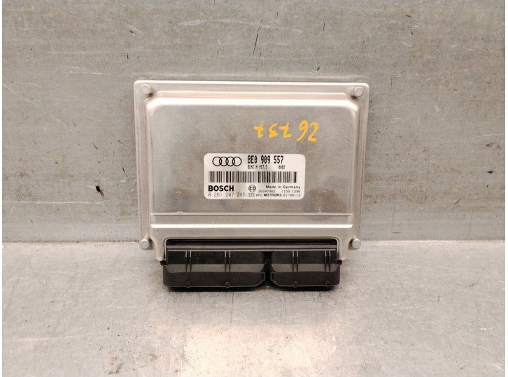Replacement engine control unit (ECU) for Audi A4 B7 (8EC) 2.0, OEM/IAM reference 8E0909557 0261207285