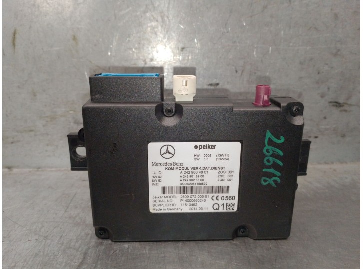 Electronic module replacement part for Mercedes-Benz A-Class (W176) A 45 AMG 4MATIC (176.052), OEM IAM reference A2429004801