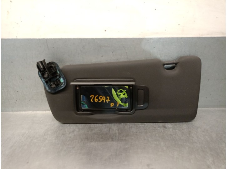 Replacement left sun visor for Renault Clio V (B7_) 1.6 E-Tech 140 (B7MU), OEM/IAM reference 964012352R