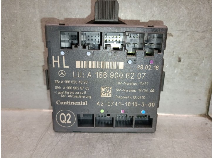 Replacement central locking control module for Mercedes-Benz GLE (W166) 350 d 4MATIC (166.024), OEM/IAM reference A1669006207 A1