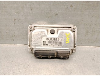 Replacement engine control unit (ECU) for SEAT Ibiza IV SC (6J1, 6P5) 1.6, OEM/IAM references 03C906057CA 0261S04187