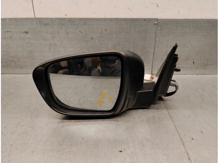 Replacement left side mirror for Nissan Qashqai II (J11, J11_) 1.6 DIG-T, OEM/IAM references 963024EH8E 963024EH8E