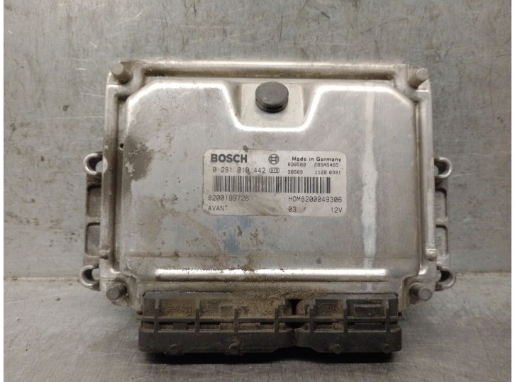 Engine control unit (ECU) for Renault Scénic I minivan 1.9 dTi. OEM/IAM references: 8200199726, 02
