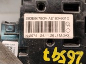 Multifunction control for Renault Clio V 1.6 E-Tech 140. OEM/IAM reference: 283E86790R