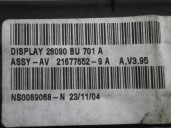 Replacement multifunction display for Nissan Almera II Hatchback (N16) 2.2 dCi, OEM IAM reference 28090BU701A