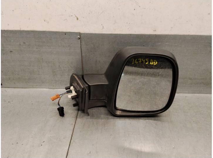 Replacement right side mirror for Peugeot Partner van/MPV 1.6 HDi / BlueHDi 75, OEM/IAM reference 96777550XT 96777550