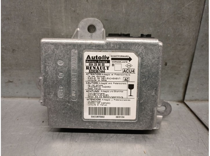 Replacement airbag control module for Renault Megane II (bm0/1_, cm0/1_) 1.9 dCi (bm0g, cm0g), OEM IAM references 8200367444 820
