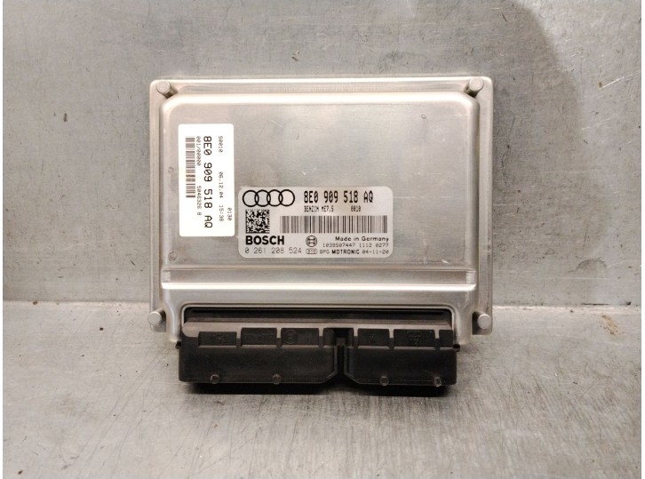 Replacement engine control unit (ECU) for Audi A4 B7 (8EC) 1.8 T, OEM/IAM references 8E0909518AQ 0261208524