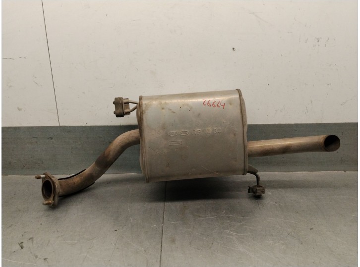 Replacement rear exhaust pipe for Kia Carens IV 1.7 CRDi, OEM/IAM reference 28710A4300 28710A4300