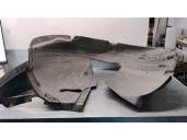 Replacement front left wheel well liner for SEAT Leon (1P1) 2.0 TDI 16V, OEM/IAM references 1P0809957 1P0809957