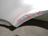 Replacement left front fender for Volkswagen Golf IV (1J1) 1.9 TDI. OEM/IAM references: 1J0821021 1J0821021