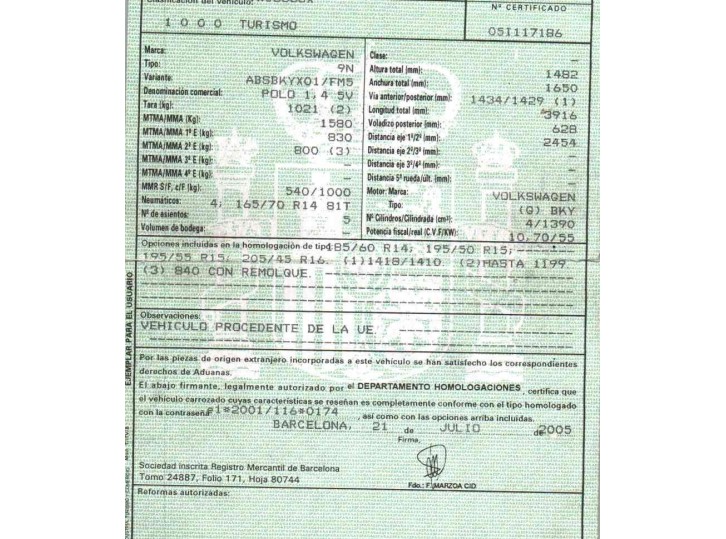 2005 Volkswagen Polo IV (9N_, 9A_)