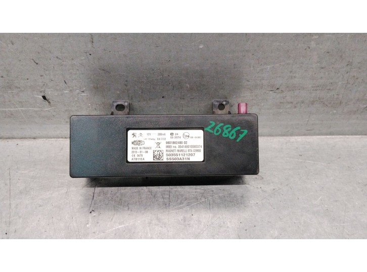 Replacement electronic module for Peugeot 308 I (4A_, 4C_) 1.6 HDi, OEM/IAM reference 9801862480